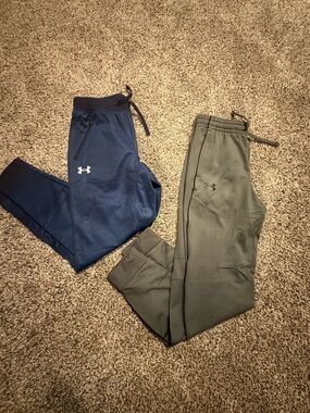Lot of 2 Under Armour boys youth pants size M Medium